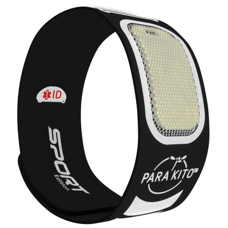 Repelent Para'Kito Sportovní náramek proti komárům fekete