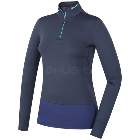 Női funkciós póló Husky Active Winter zip h. ujjú
