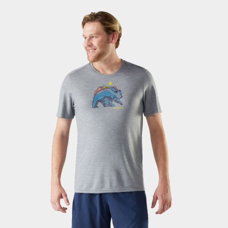 Smartwool Men's Bear Strata Active Short Sleeve Graphic Tee férfi funkcionális póló