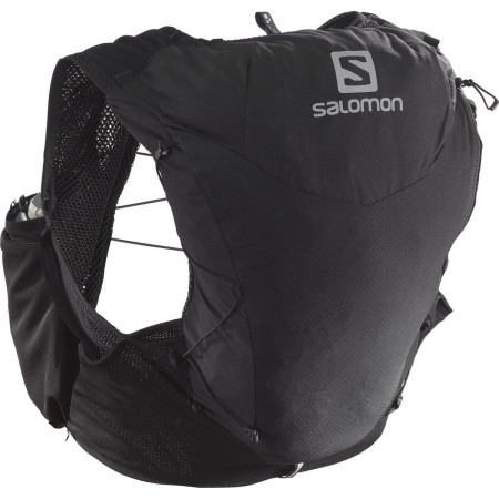 Salomon Adv Skin 12W With Flasks futó mellény fekete