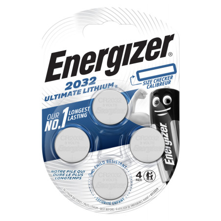 Elem Energizer Energizer Ultimate CR2032 ezüst