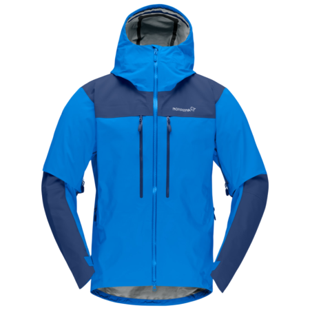 Norrona trollveggen Gore-Tex Pro light Jacket férfi dzseki kék Skydiver