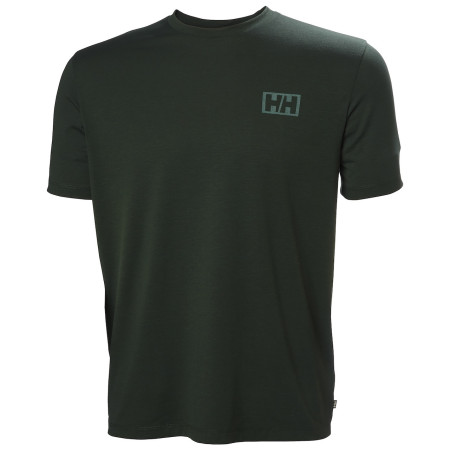 Helly Hansen Skog Graphic T-Shirt férfi póló zöld 418 Dark Jungle