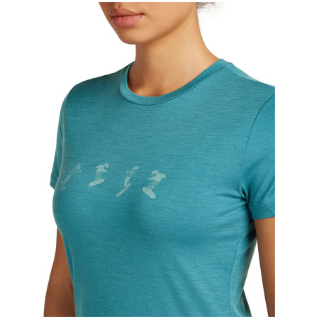 Icebreaker Women Merino 150 Tech Lite SS Tee Snow Day női póló