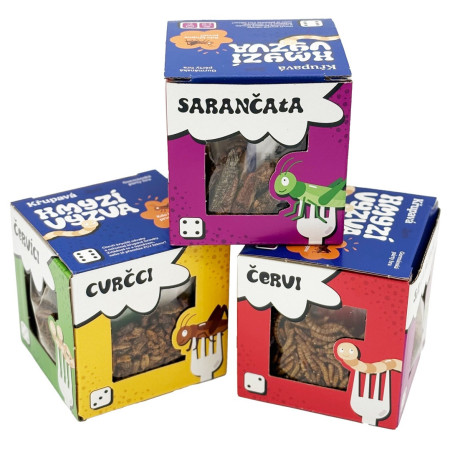 Sens Ropogós rovaros kihívás – Gourmet partyjáték ehető kukac