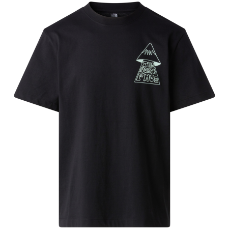 The North Face M Mountain Play Relaxed Short Sleeve Tee-Graphic férfi póló fekete TNF BLACK