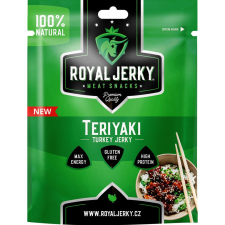 Száritott hús Royal Jerky Turkey Teriyaki 22g