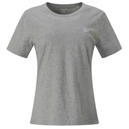 Norrona /29 cotton viking patch T-shirt női póló szürke Grey Melange