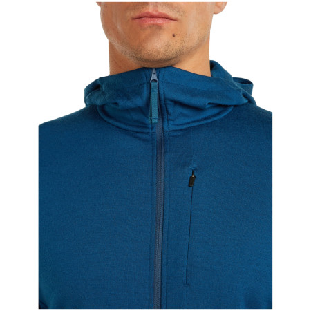 Icebreaker M Mer 260 Quantum IV LS Zip Hoodie férfi funkcionális pulóver