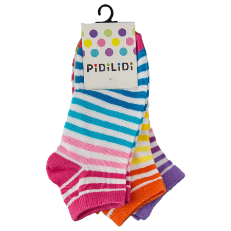 Pidilidi 3pack PD0130-01 gyerek bokazoknik
