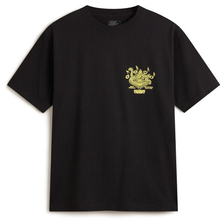 Vans Scratched Records SS férfi póló fekete Black