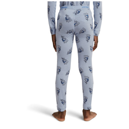 Icebreaker Kids M 200 Oasis Leggings Bear Tour AOP gyerek funkcionális alsó