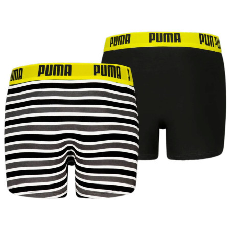 Puma Everyday Striped Boxers 2P fiú boxeralsó