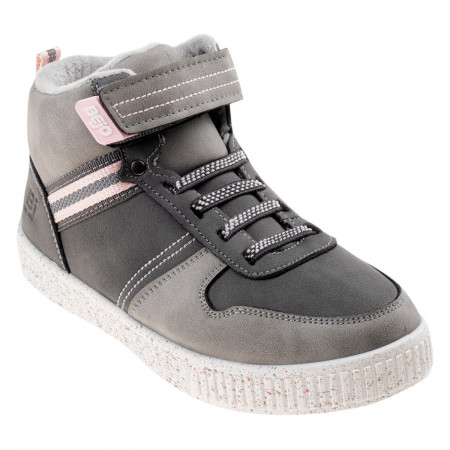 Gyerek cipő Bejo Burry Mid Jrg szürke/rózsaszín