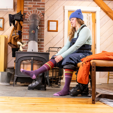Darn Tough Snowburst Otc Midweight With Cushion női térdzokni