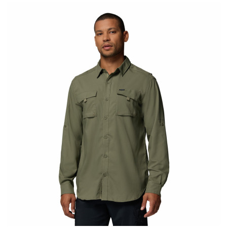 Columbia Silver Ridge™ Utility II LS Shirt férfi ing zöld Stone Green