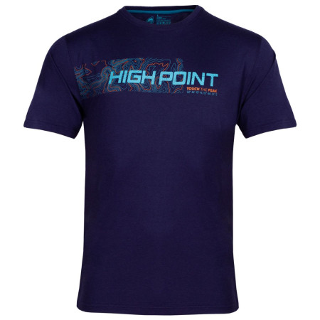 High Point Atlas T-shirt férfi funkcionális póló sötétkék Dark Blue