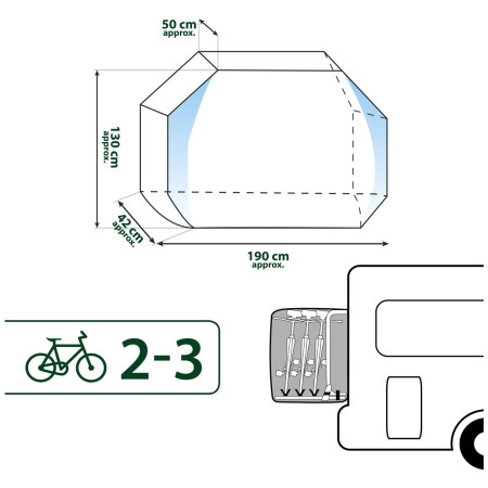 Brunner Bike Wrapper 2/3 takaró ponyva