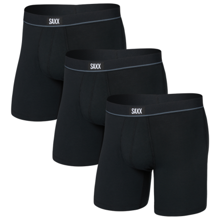Saxx Essential Cotton Boxer Brief Fly 3Pk férfi boxer