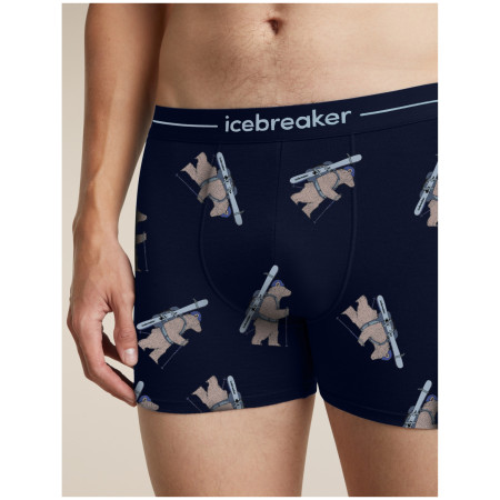Icebreaker Men M 150 Anatomica Boxers BearTourAOP férfi sportboxer