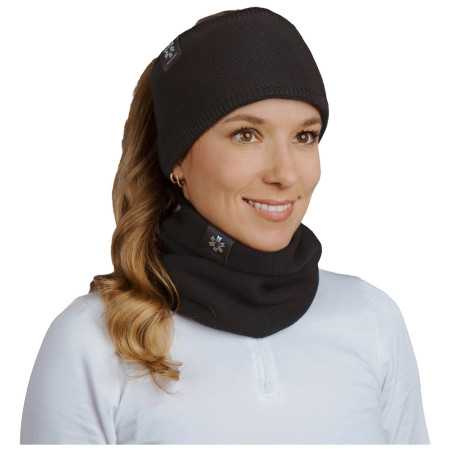 Snow Monkey Scarf sál fekete Black