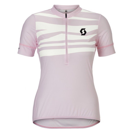 Scott Jersey W's Endurance LT SS női kerékpáros mez világosrózsaszín bliss pink