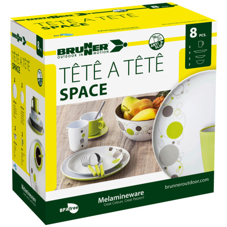Brunner Set tête-à-tête Space 8 pcs tálkészlet
