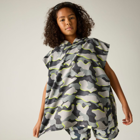 Regatta Kids Towel Robe DrkStrmCamo gyermek poncsó