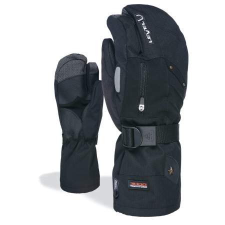 Férfi síkesztyű Level Star Trigger fekete