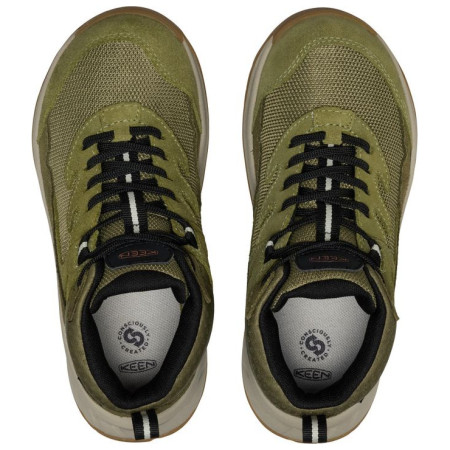 Keen Hightrail Mid Wp Youth Dark Olive gyerek cipő