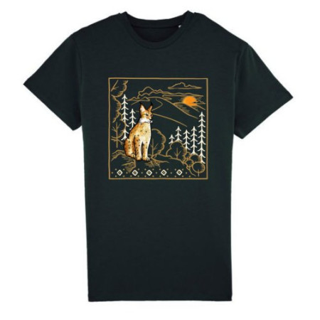 České parky Lynxie férfi póló fekete