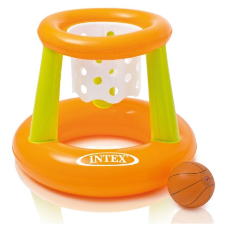 Felfújható kosárlabda palánk Intex Floating Hoops 58504NP narancs