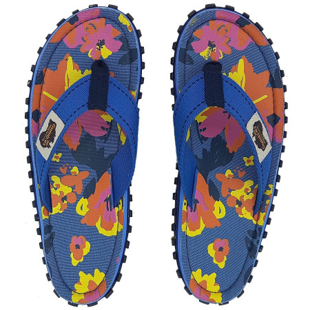 Női flip-flop Gumbies Islander Floral kék Floral