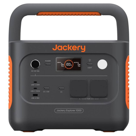 Jackery Explorer 1000 v2 töltőállomás fekete black