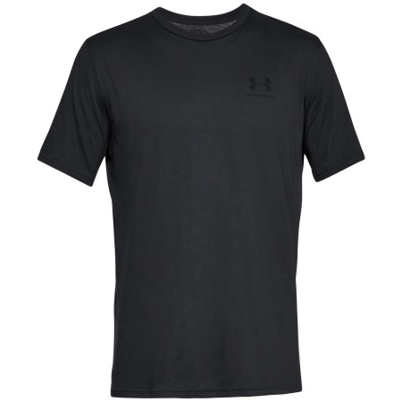 Férfi póló Under Armour Sportstyle Left Chest SS fekete
