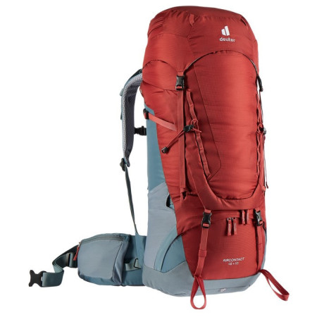 Hátizsák Deuter Aircontact 45+10 szürke/fekete