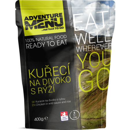 Készlet Adventure Menu Csirke (étel + melegítő+ zipper bag)