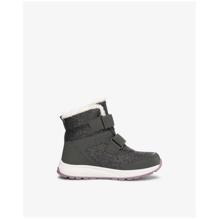 Viking Outdoor Footwear Equip Glitter Warm WP 2V Charcoal/Dusty Pink gyerek téli cipő
