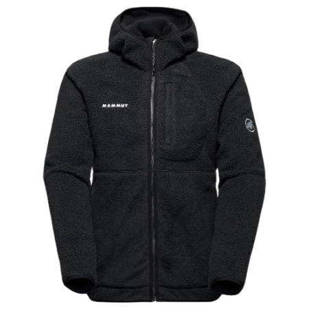 Mammut Falera Pro ML Hooded Jacket Men férfi pulóver fekete black 0001