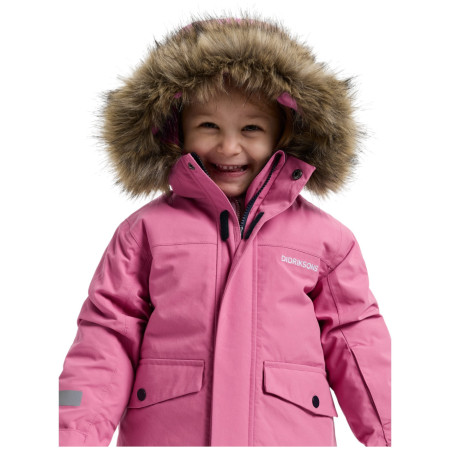 Didriksons Bjärven Kids Parka 5 Heather Pink gyerek télikabát