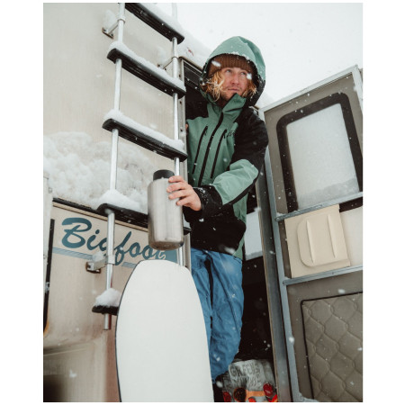 Klean Kanteen Wide w/Wide Loop Cap - brushed stainless 1900 ml rozsdamentes acél palack