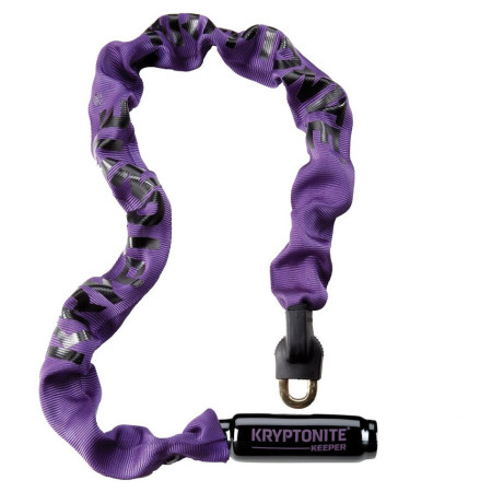 Kryptonite Keeper 785 Integrated Chain 85 cm kerékpár lakat lila Purple