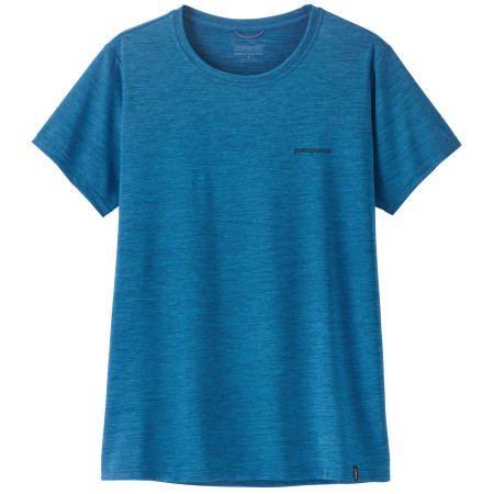 Patagonia Women's Capilene Cool Daily Shirt - Boardshort Logo női póló kék Aquatic Blue - Light Aquatic Blue X-Dye