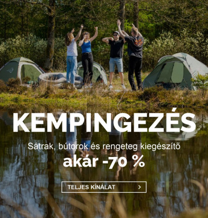 Elkezdődött! Itt a kempingezés ideje!