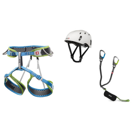 Ferrata szett Ocún Via Ferrata WeBee Pail Set kék