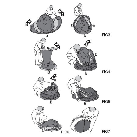 Cattara Bovec 2 önfelállító sátor