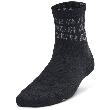 Under Armour Yth UA Essential 6Pk Qtr Black gyerek zokni
