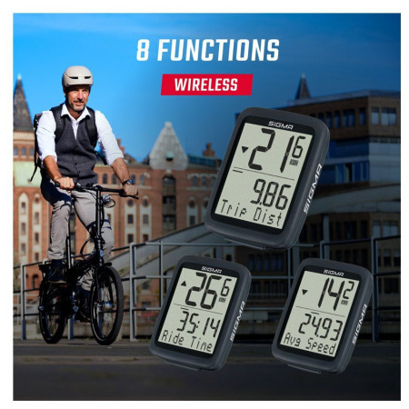 Sigma BC 8.0 WL ATS sebességmérő