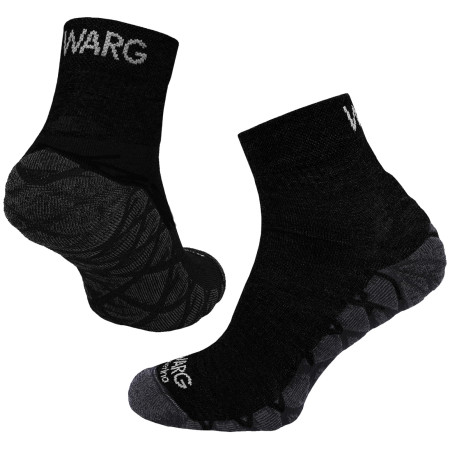 Warg Endurance Merino Mid zokni fekete Black