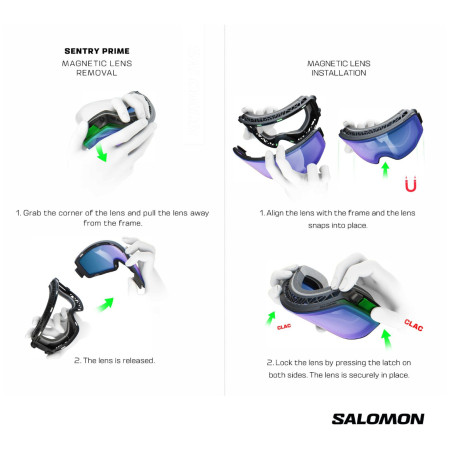 Salomon Sentry Prime Sigma +1Lens síszemüveg
